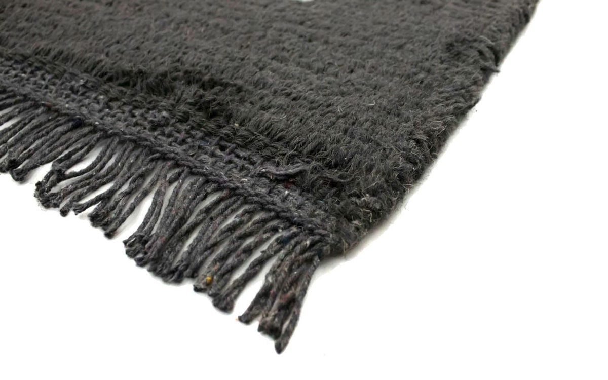 Nepal Teppich 140 x 70 cm - blau