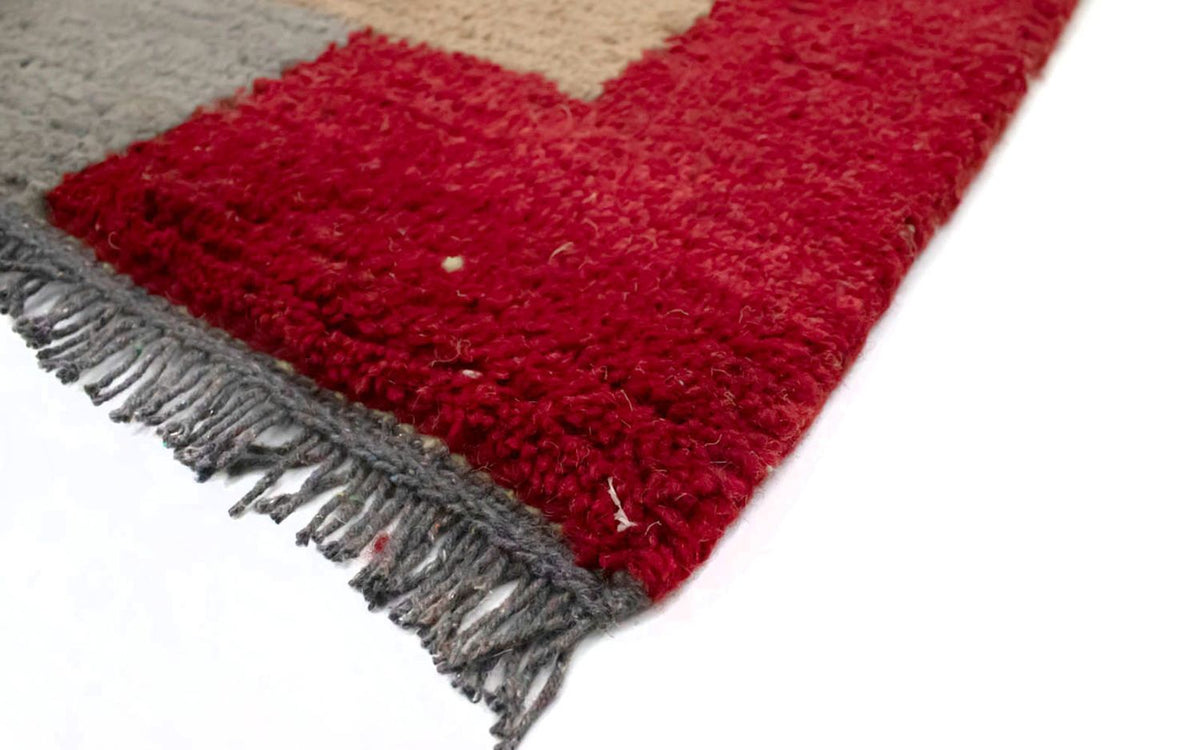 Nepal Teppich 140 x 70 cm - braun