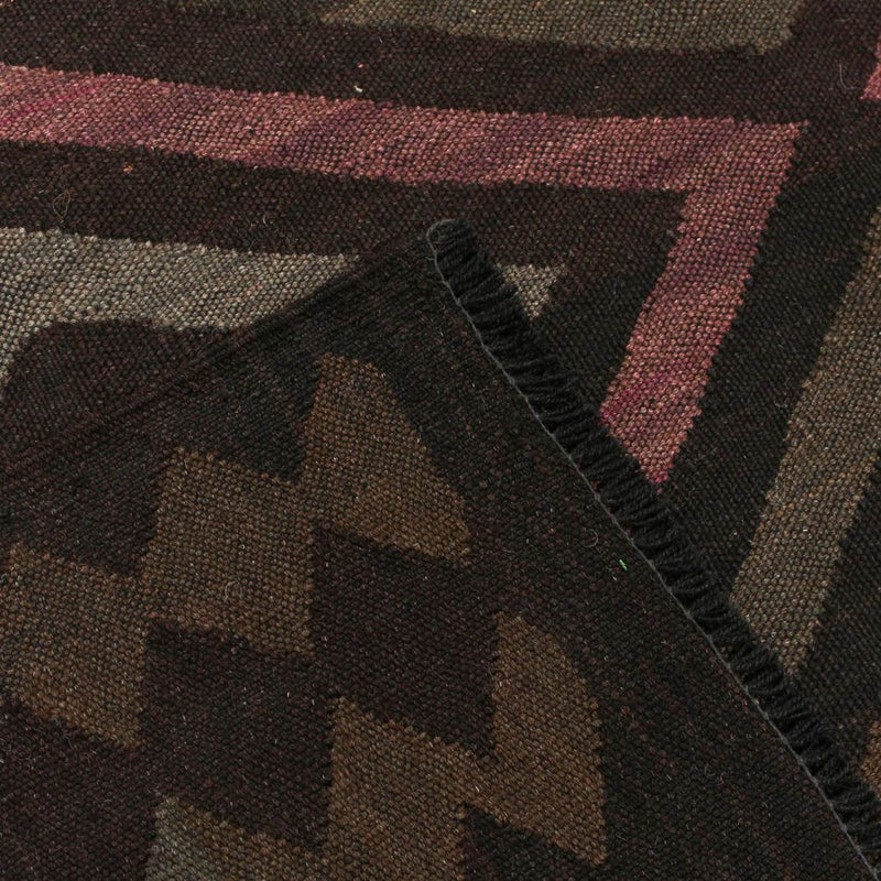 Kelim Teppich - Splash 240 x 166 cm - schwarz