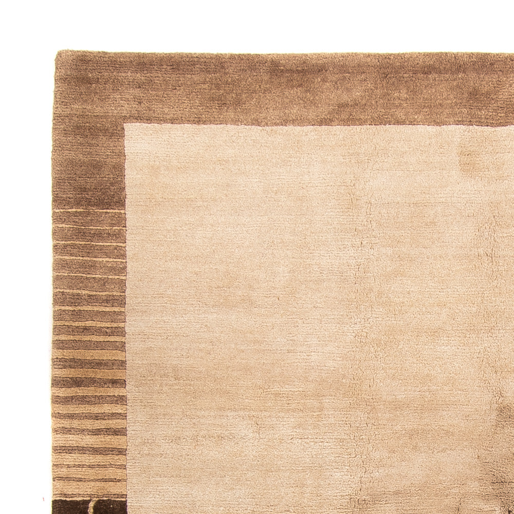 Nepal Teppich - Royal quadratisch - 204 x 198 cm - beige