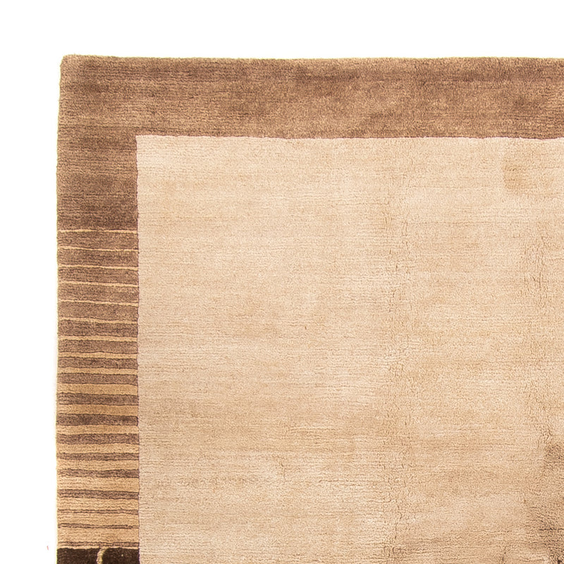 Nepal Teppich - Royal quadratisch  - 204 x 198 cm - beige