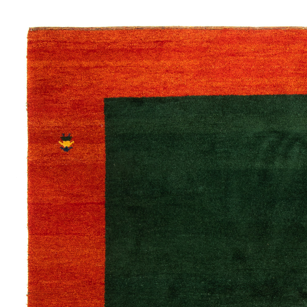 Gabbeh Teppich - Indus quadratisch - 250 x 247 cm - grün