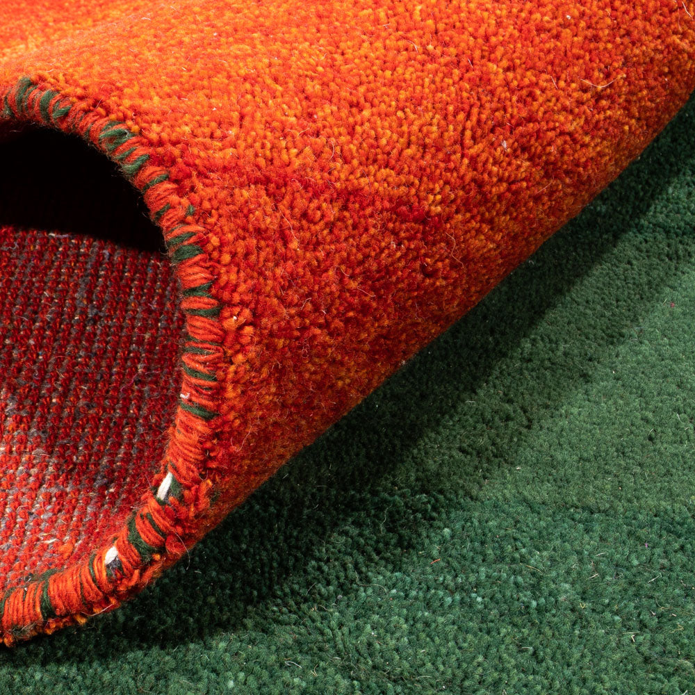 Gabbeh Teppich - Indus quadratisch - 250 x 247 cm - grün