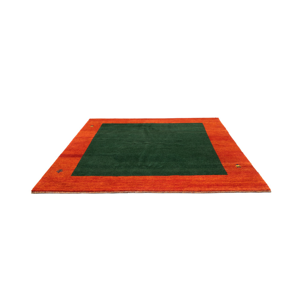 Gabbeh Teppich - Indus quadratisch - 250 x 247 cm - grün