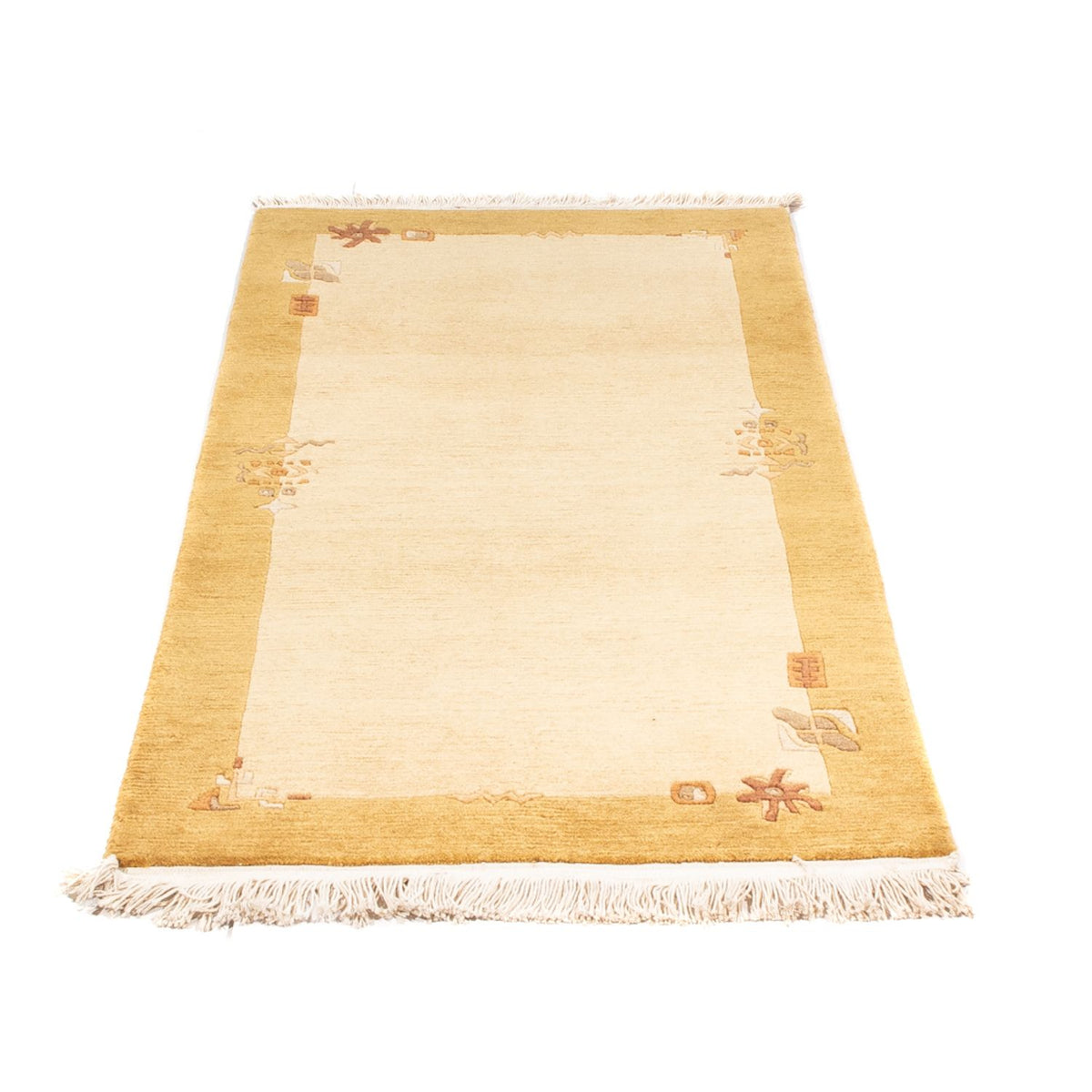 Nepal Teppich - Royal - 143 x 72 cm - beige