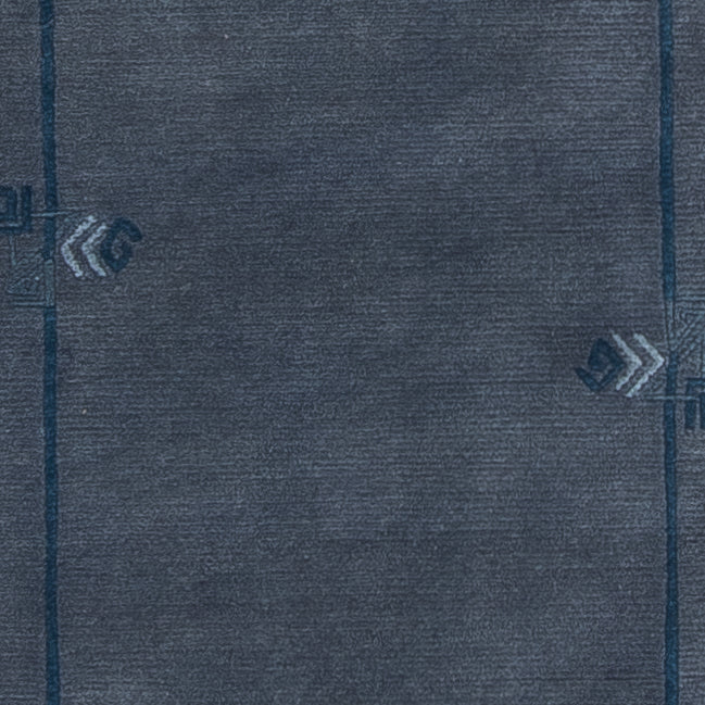 Läufer Nepal - 329 x 73 cm - blau