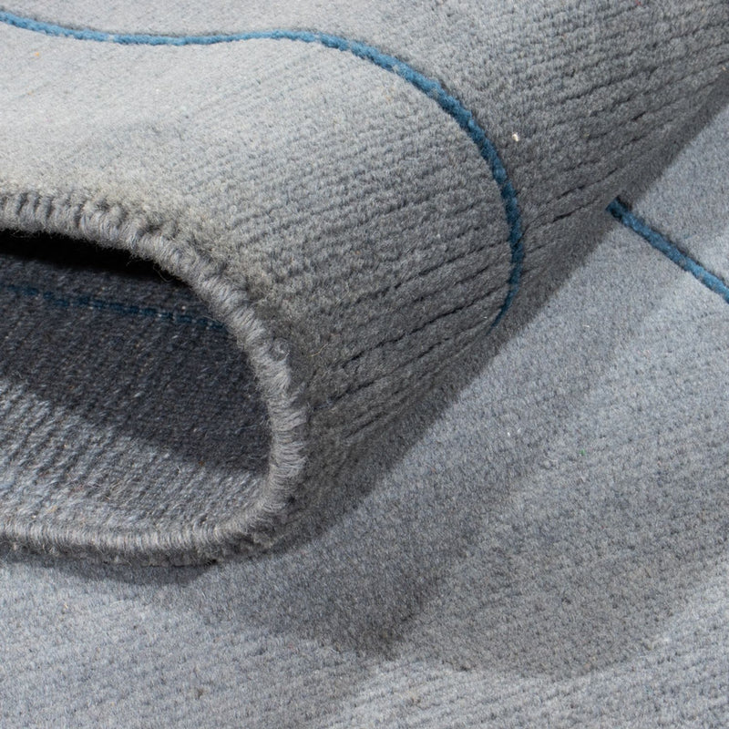 Läufer Nepal - 330 x 71 cm - blau