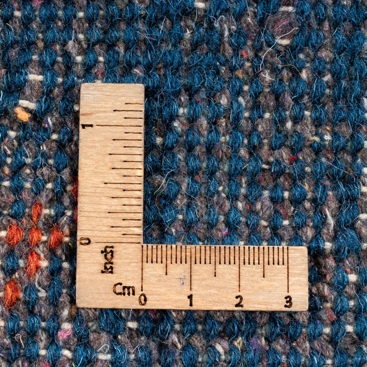 Gabbeh Teppich - Indus rund  - 199 x 199 cm - blau