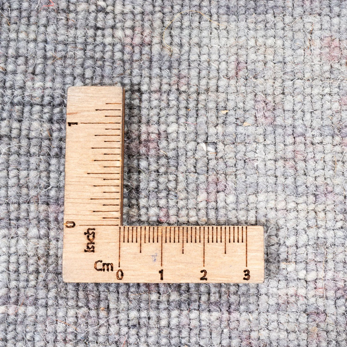 Gabbeh Teppich - Loribaft Softy quadratisch  - 250 x 250 cm - grau