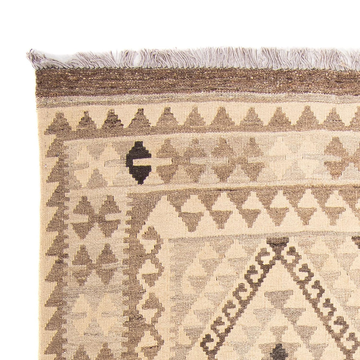Kelim Teppich - Splash 190 x 130 cm - beige
