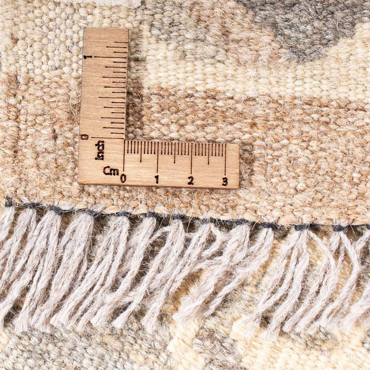 Kelim Teppich - Splash 203 x 121 cm - beige