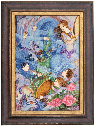 Bild-Teppich 70x103cm - Orientteppich
