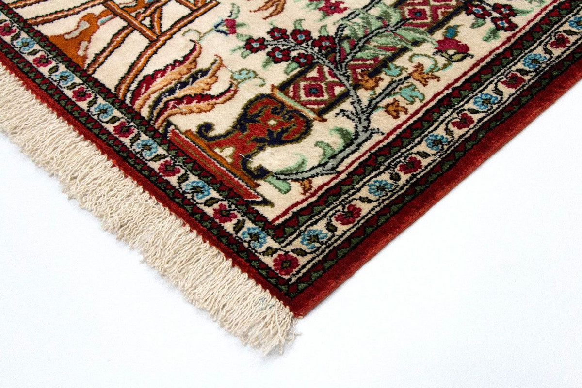 Seidenteppich - Ghom Seide - Premium 77 x 57 cm Fußmatte