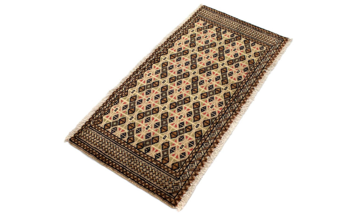 Turkaman Teppich 100 x 50 cm - beige