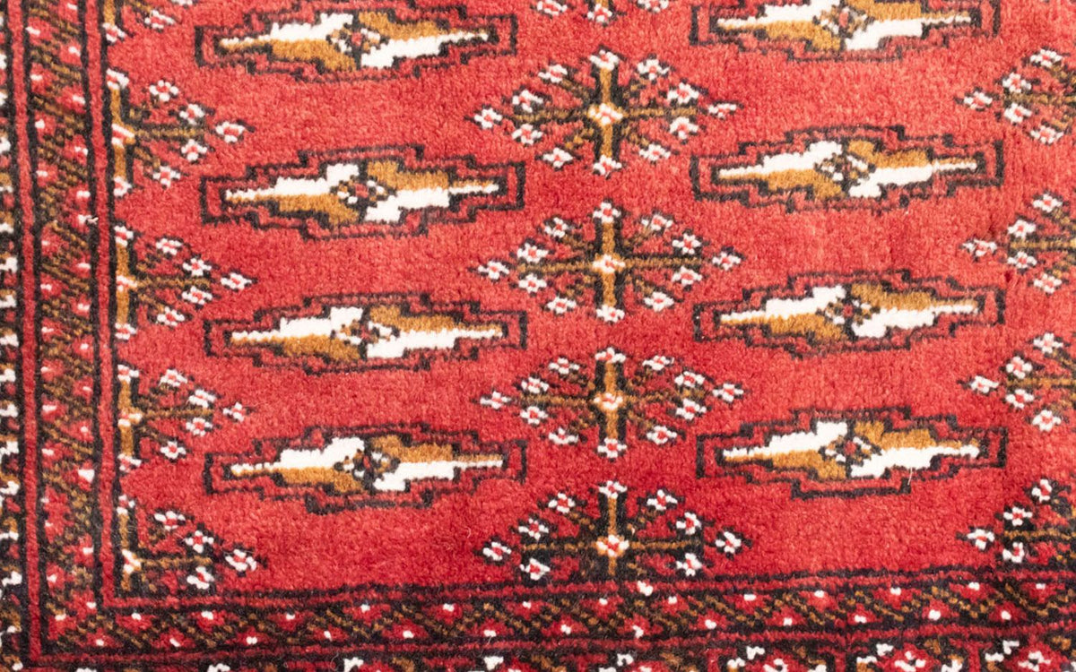 Turkaman Teppich 100 x 50 cm - rot