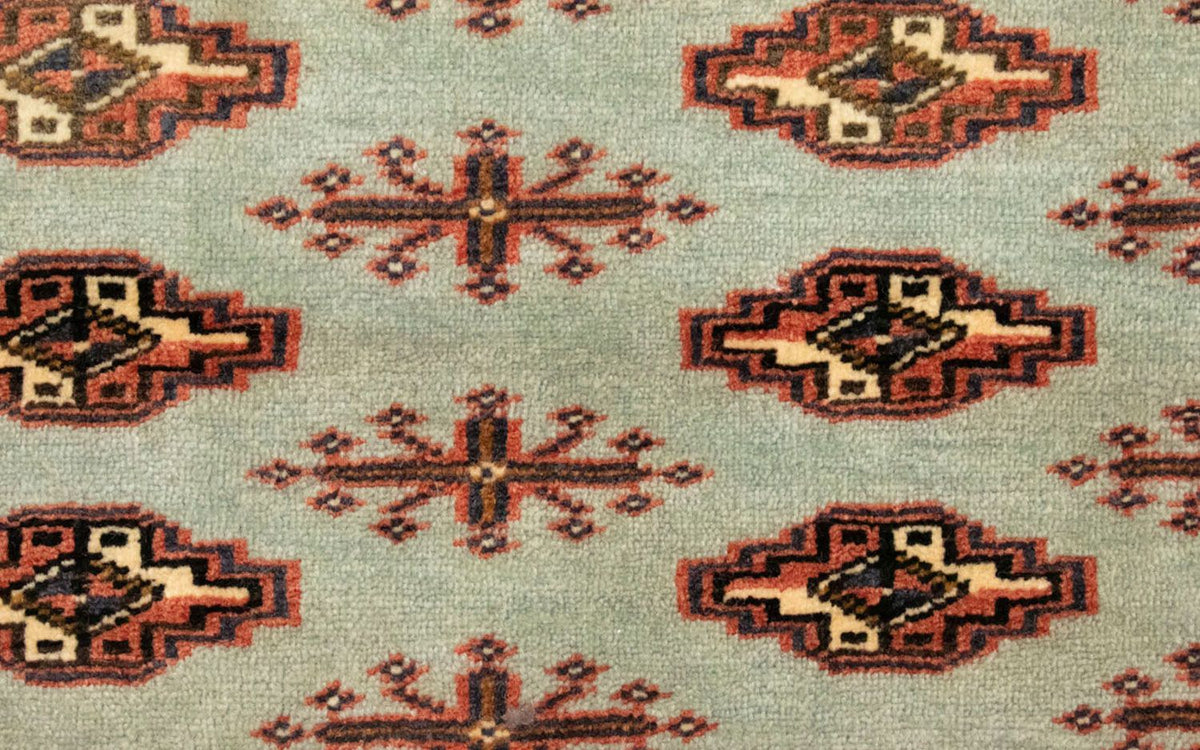 Turkaman Teppich 100 x 50 cm - rot