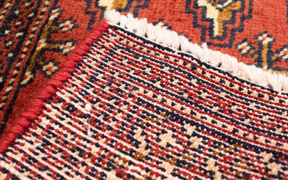 Turkaman Teppich 100 x 50 cm - rot