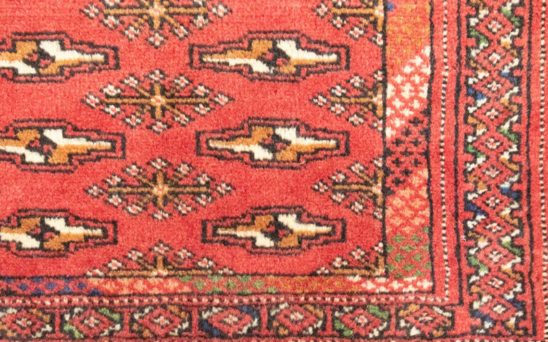 Turkaman Teppich 100 x 50 cm - rot