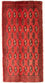 Turkaman Teppich 100 x 50 cm - rot