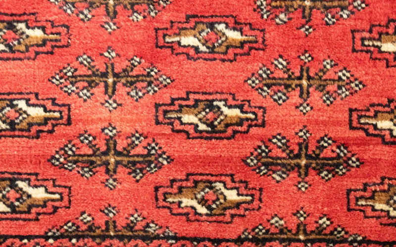 Turkaman Teppich 100 x 50 cm - rot