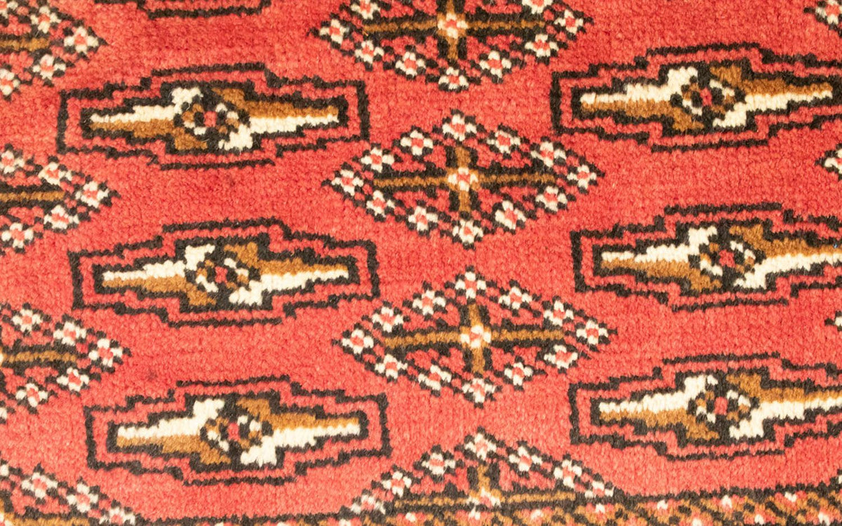 Turkaman Teppich 100 x 50 cm - rot