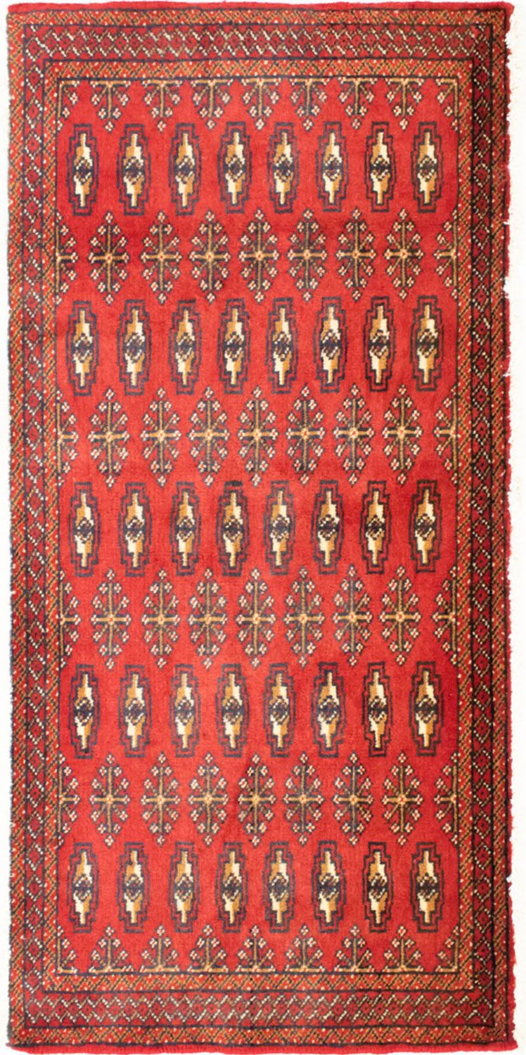 Turkaman Teppich 130 x 60 cm - rot