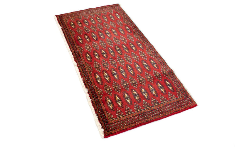 Turkaman Teppich 130 x 60 cm - rot