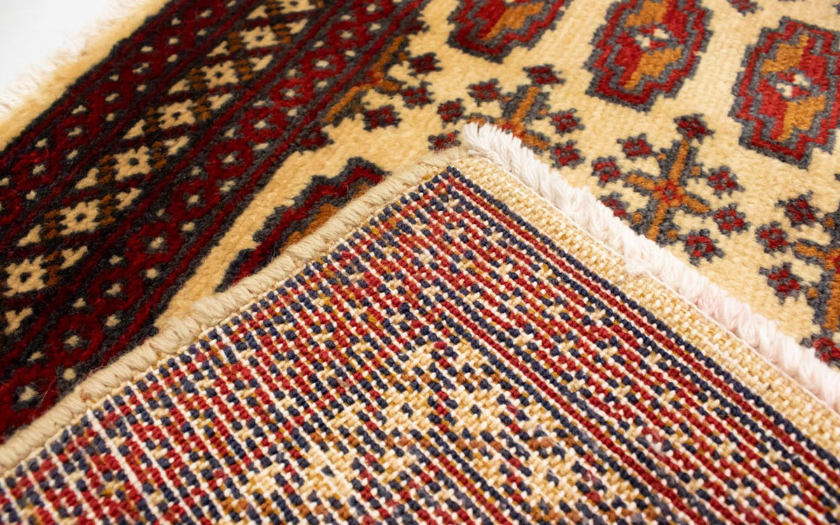 Turkaman Teppich 130 x 60 cm - beige