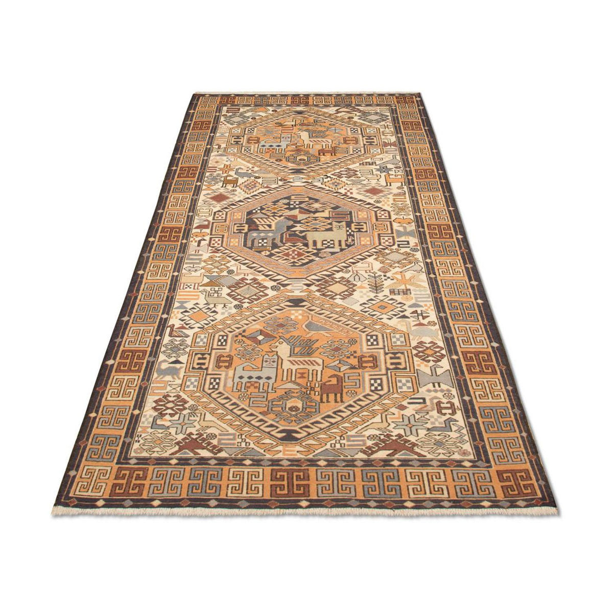 Kelim Teppich - Oriental 210 x 115 cm Teppichläufer