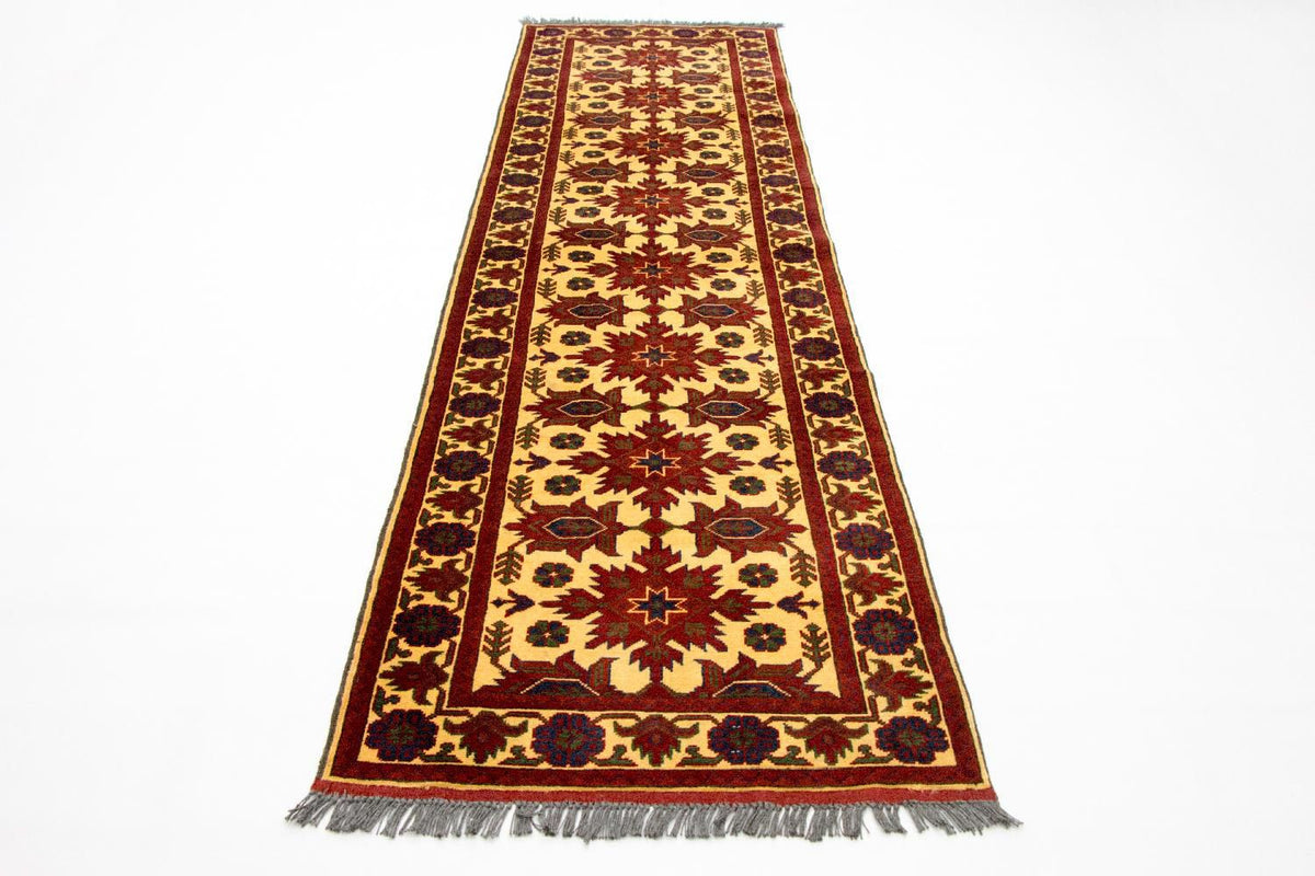 Afghan Teppich - Hatschlu 304 x 80 cm