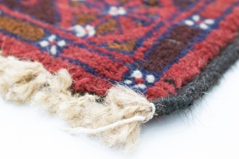 Belutsch Teppich 131 x 82 cm - blau