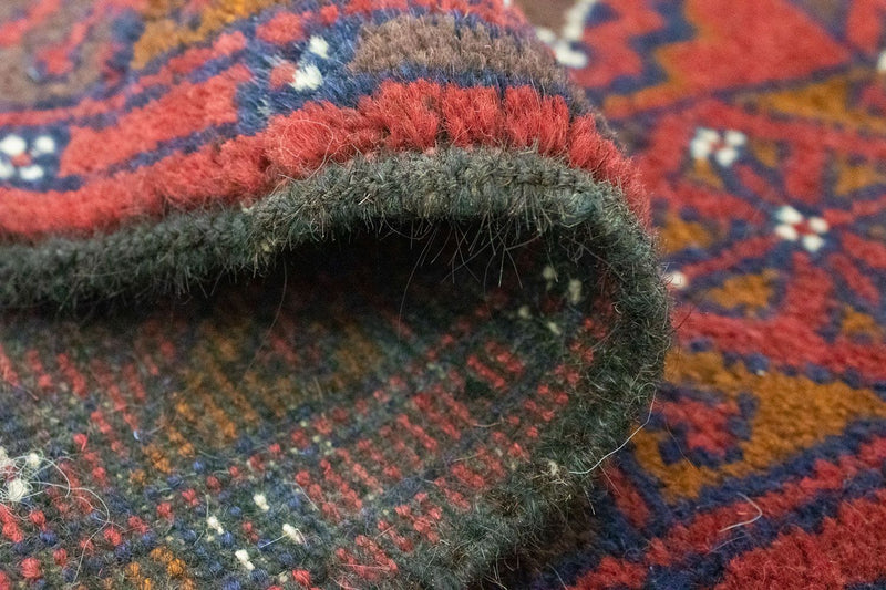 Belutsch Teppich 131 x 82 cm - blau