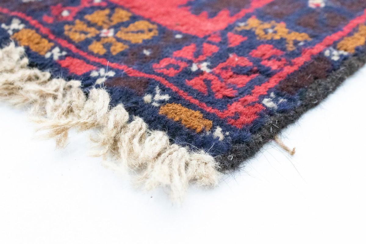 Belutsch Teppich 126 x 73 cm - rot