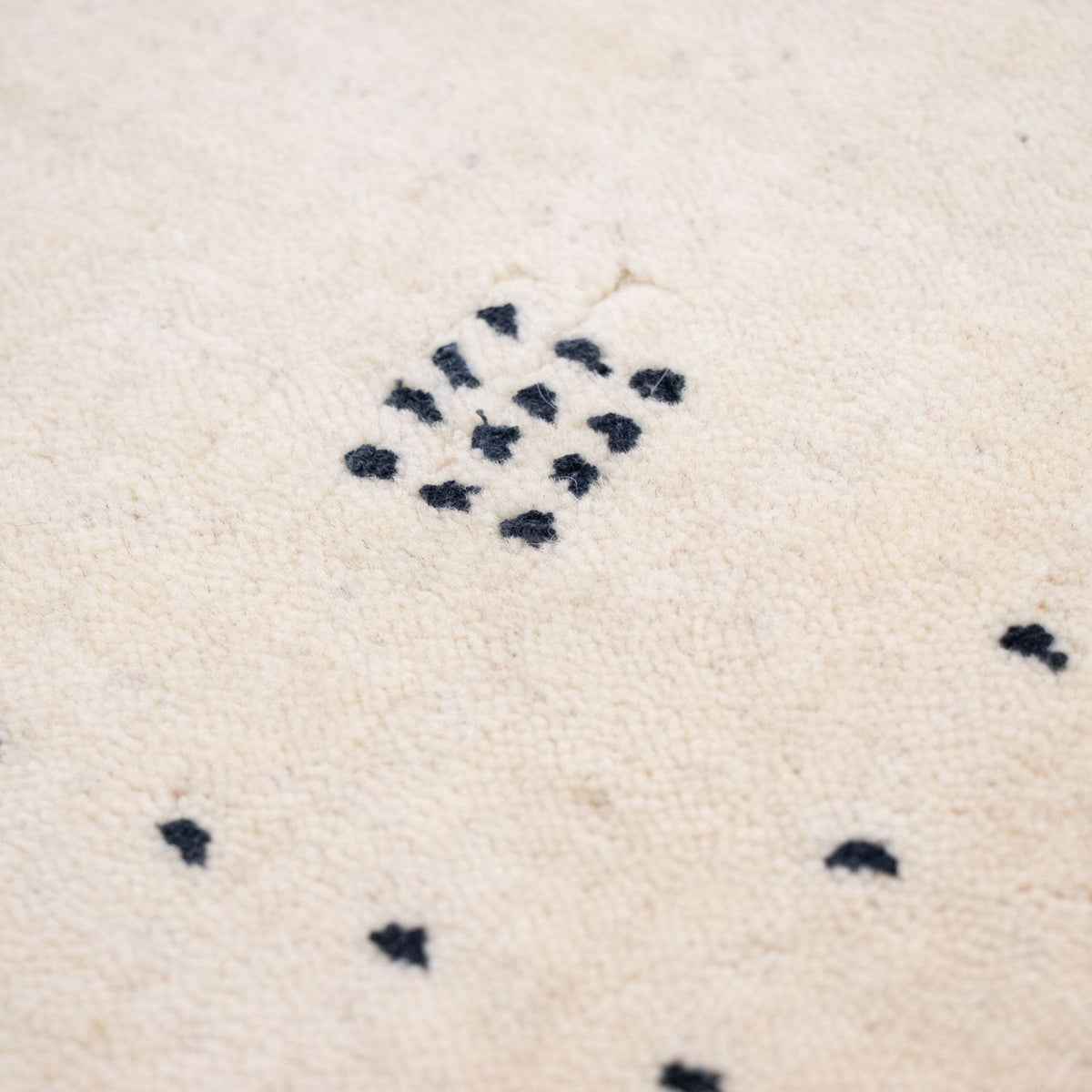 Gabbeh Teppich - Softy 90 x 60 cm - naturweiß