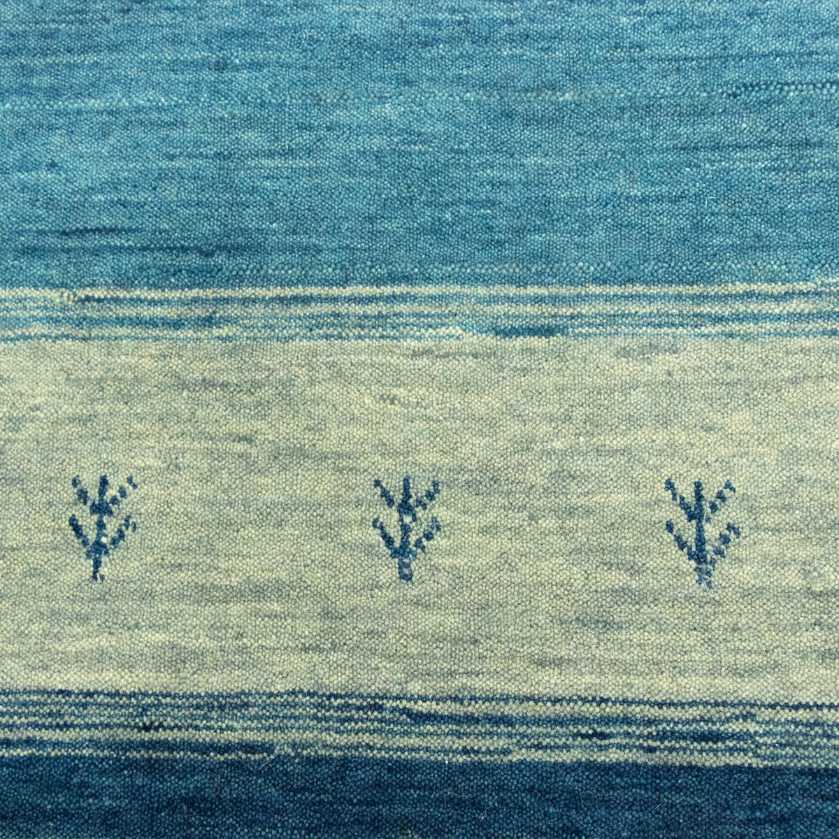 Gabbeh Teppich - Softy 203 x 144 cm - blau