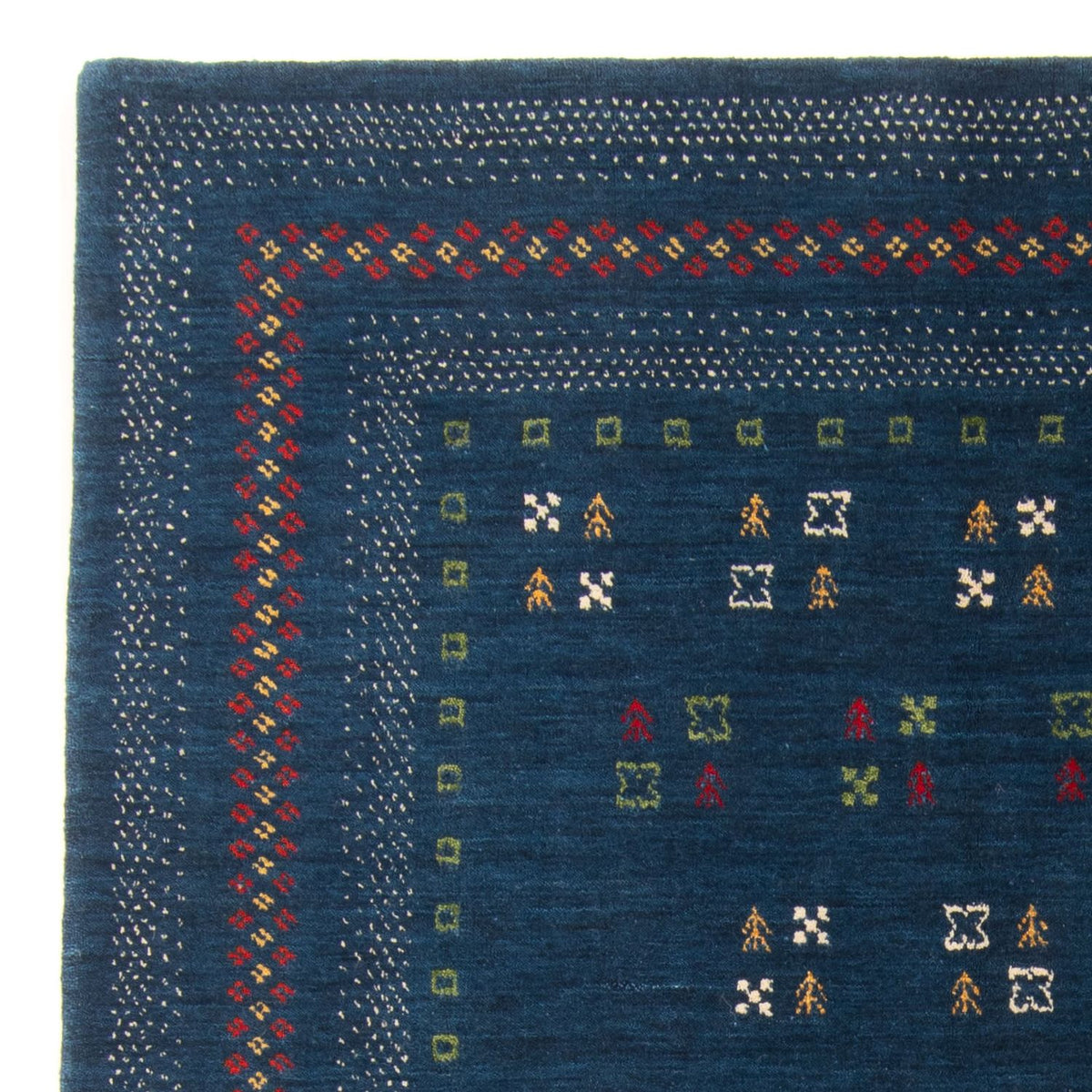 Gabbeh Teppich - Loribaft Softy 197 x 143 cm - mehrfarbig
