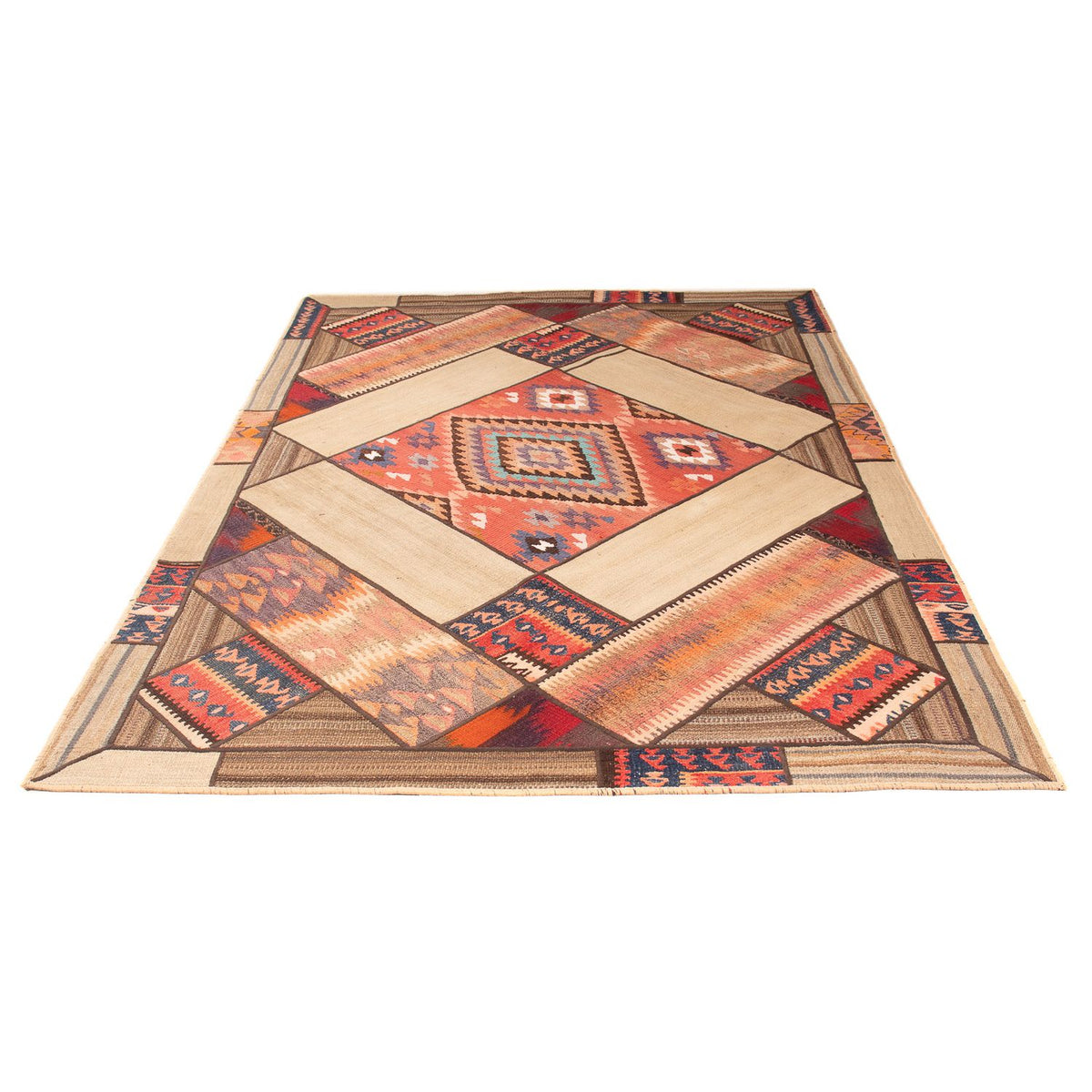 Patchwork Teppich 230 x 160 cm