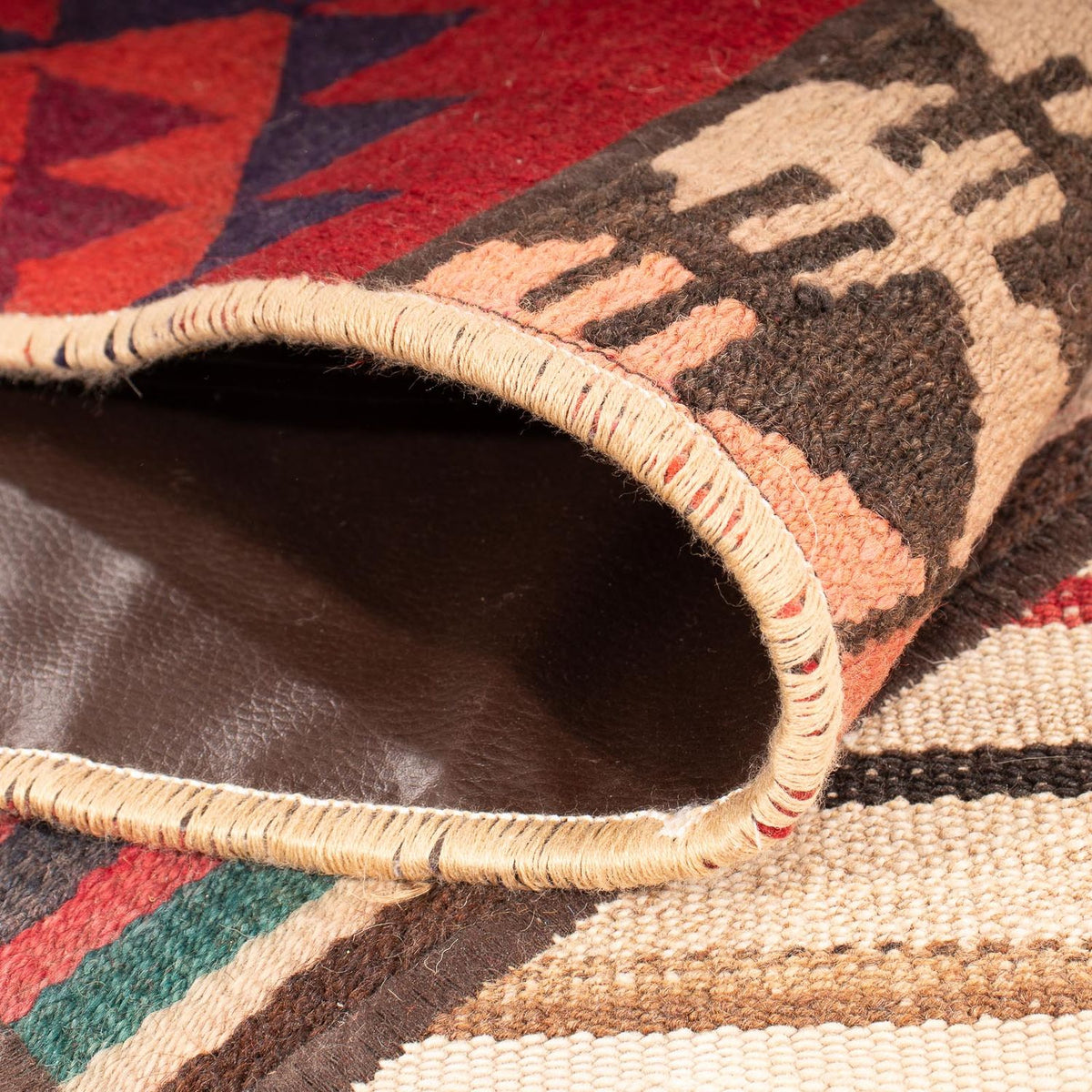 Patchwork Teppich 200 x 150 cm - mehrfarbig