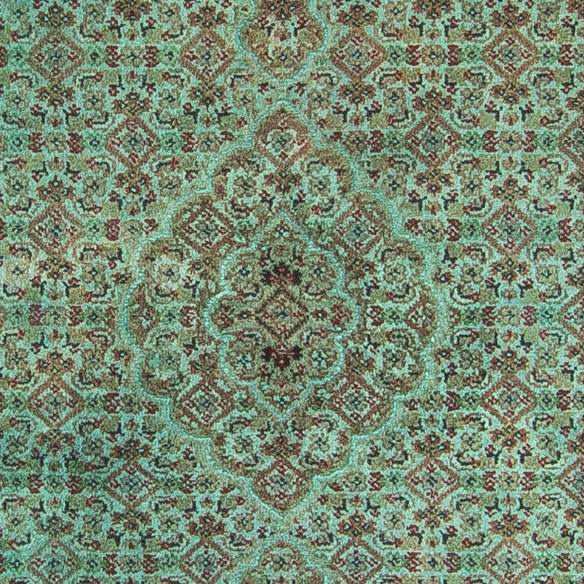 Orientteppich - Täbriz 305 x 84 cm - grün