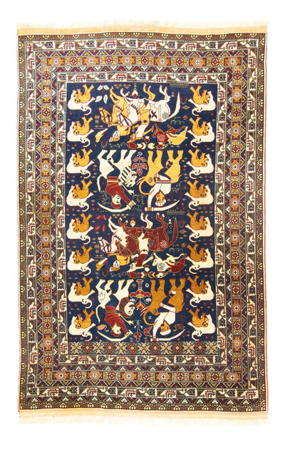 Afghan Teppich 128x195cm - Orientteppich