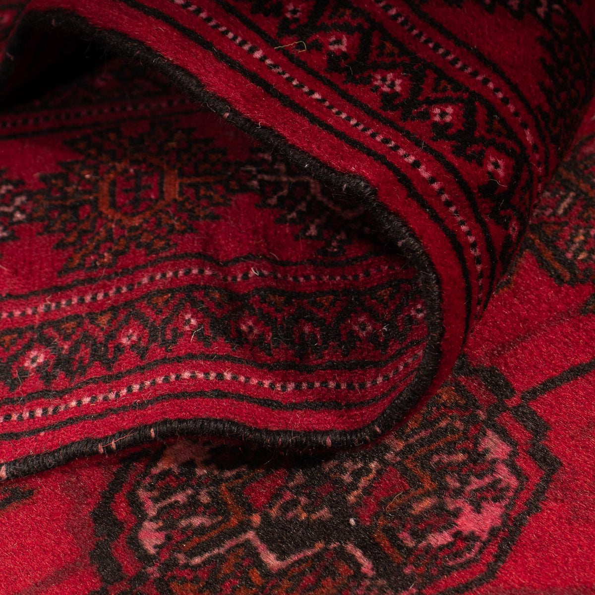 Orientteppich 280 x 106 cm - dunkelrot