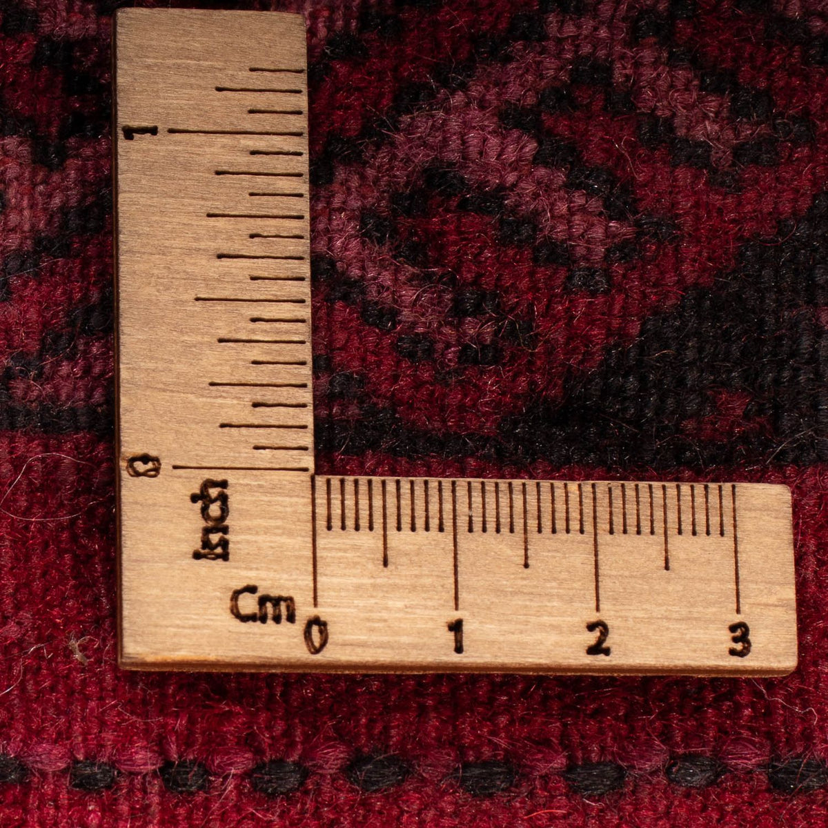 Orientteppich 280 x 106 cm - dunkelrot