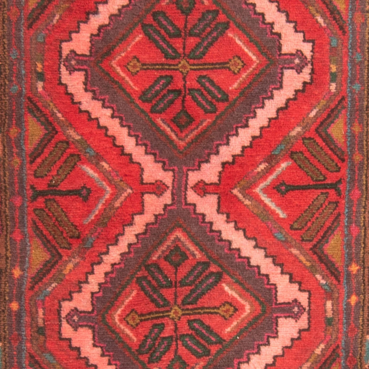 Orientteppich 282 x 80 cm - rot