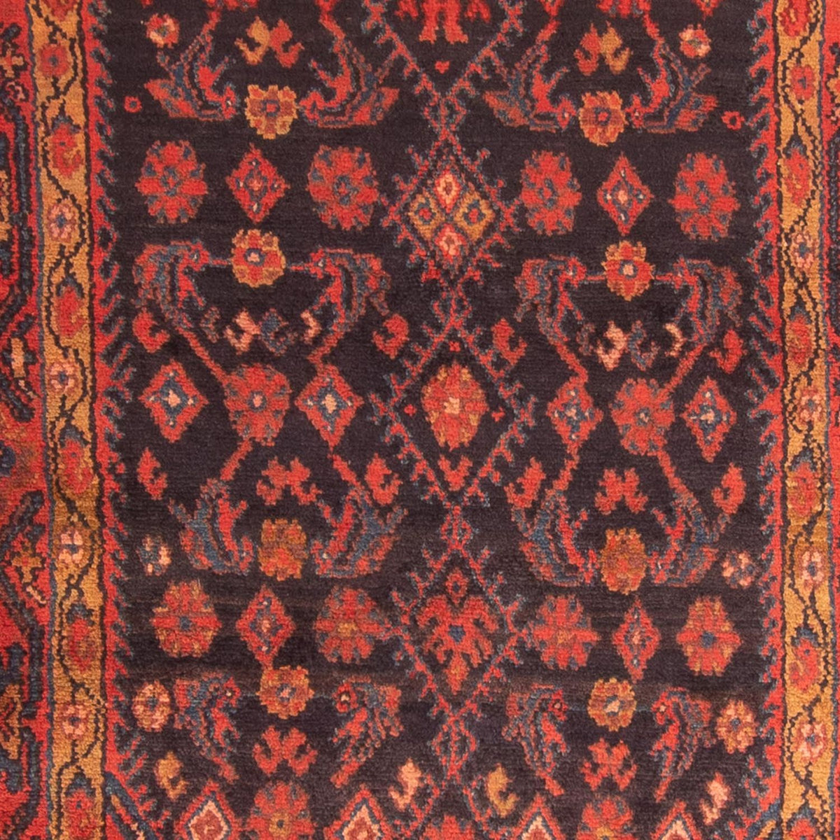 Perserteppich - Nomadic 184 x 117 cm - dunkelblau