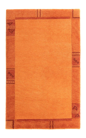 Nepal Teppich 180 x 117 cm - orange