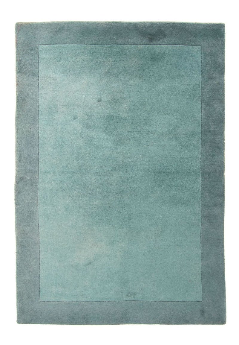 Nepal Teppich 225 x 160 cm - hellblau