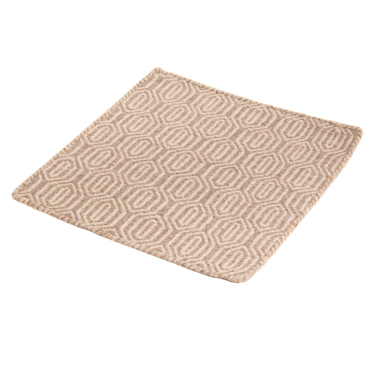 Kelim Teppich - Trendy 45 x 46 cm - hellbraun