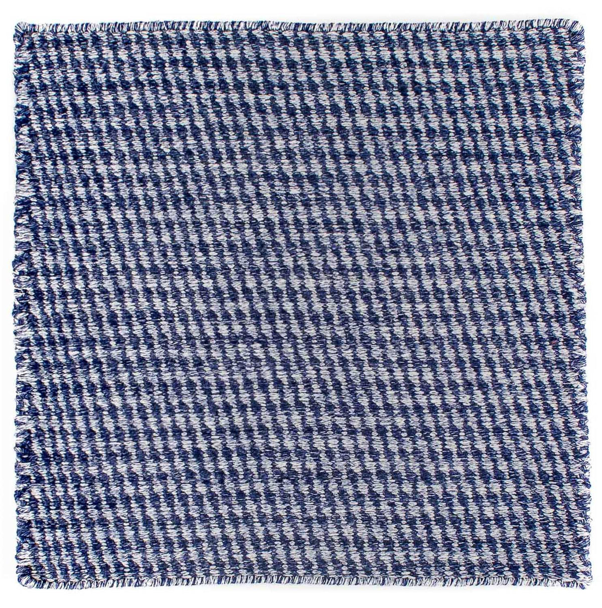 Kelim Teppich - Trendy 63 x 62 cm - dunkelblau