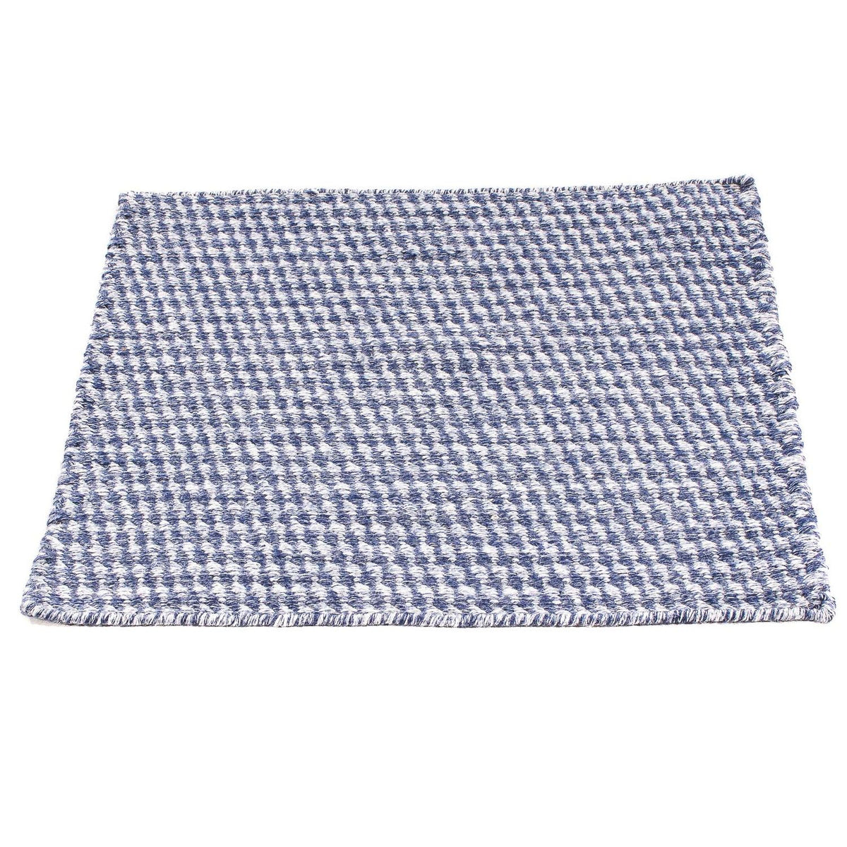 Kelim Teppich - Trendy 63 x 62 cm - dunkelblau