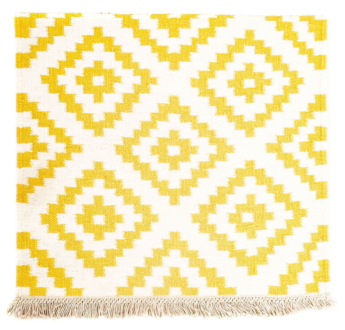 Kelim Teppich - Trendy 80 x 72 cm - beige